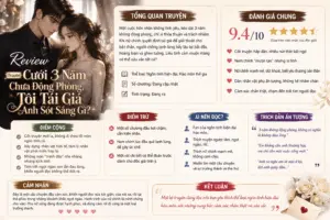 Đọc review bộ truyện Cưới 3 Năm Chưa Động Phòng, Tôi Tái Giá Anh Sốt Sắng Gì? bản dịch VIP mượt tại Hạt Dưa Hấu. Hệ thống nạp coin tự động mở chương cực nhanh, không lỗi font.